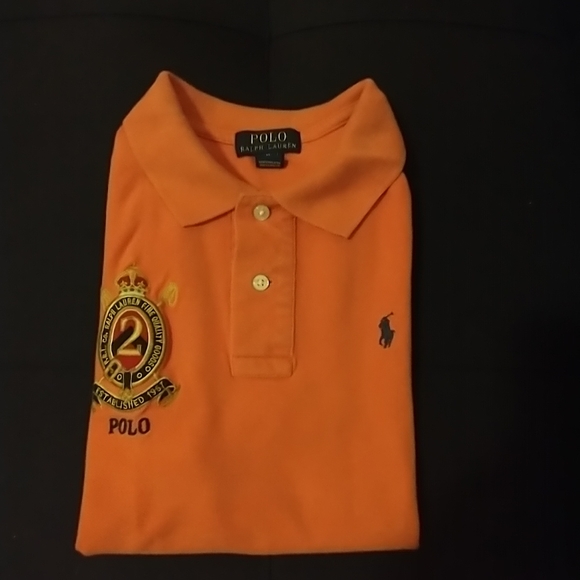 Big Pony Cotton Mesh Polo,Sailing Orange - Picture 3 of 3